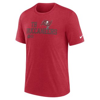 Nike Tampa Bay Buccaneers Overlap Lockup Nike Mens NFL T-Shirt in Red | NJFDEX488B-U66