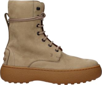 Tod's Tods Mujers Botines Ante Beige/Galleta