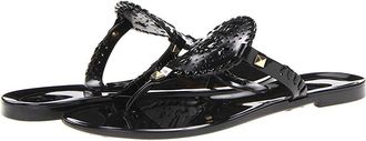 Jack Rogers Georgica Jelly Womens Sandals Black : 5 M, Synthetic