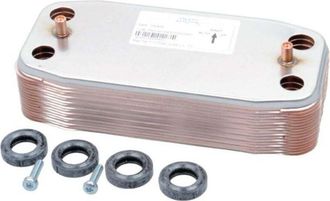 DIFF Eyewear Scambiatore sanitario 16 piastre, compatibile CHAFFOTEAUX ARISTON, Rif.65104333