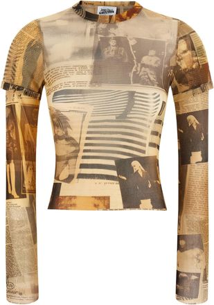 Jean Paul Gaultier Womens The Journal Double Baby T-Shirt