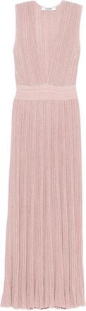 Antonino Valenti V-neck Pleated Maxi Dress