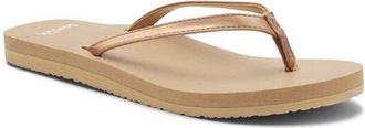 Sanuk Yoga Joy II Flip Flop in Rose Gold at Nordstrom, Size 10
