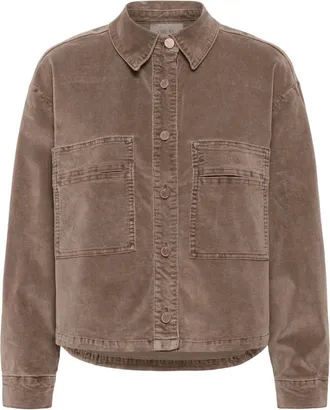 Cream Chaqueta Ligera - Jackets - Mujer - Marr&oacute;n - 2XL