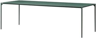 AYTM Rectangular table Novo - Green - Powder-coated steel - Designer Rasmus Falkenberg