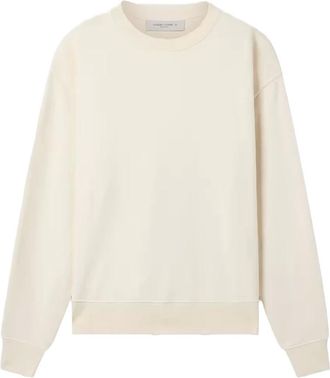 Golden Goose Hoodies & sweatvesten, Heren, Wit, S, Katoen, Distressed Sweatshirt