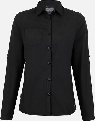 Craghoppers Womens Craghoppers Womens/Ladies Expert Kiwi Long-Sleeved Shirt - Black - Size: 12