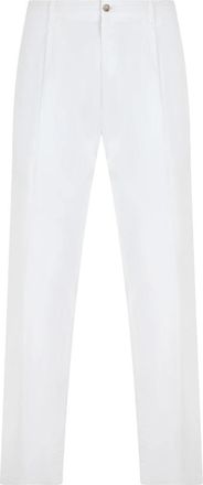 Fedeli Zomerbroek met Hoge Taille - Heren - Chinos - Wit - 2XL - Katoen - Broeken