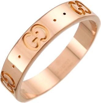 Gucci Pink Gold (18K) Band Ring (Pre-Owned)