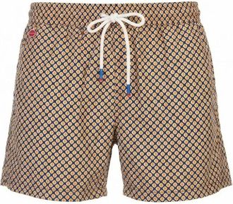 Kiton Short Swim Boxers - Heren - Strandmode - Veelkleurig - L - Polyester - Badmode