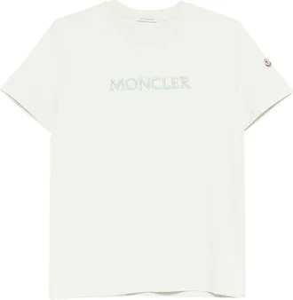 Moncler T-Shirt aus Baumwolle mit Moncler-Logo