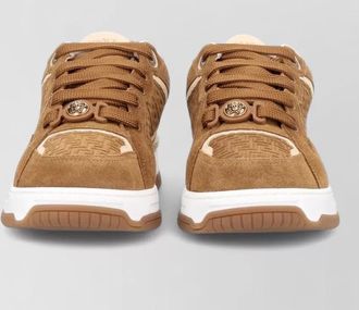 Versace leather low-top sneakers
