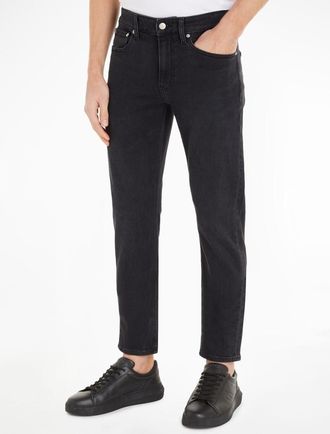 Calvin Klein Mens Denim / Black Slim Tapered Jeans, Waist Size 32 / 34