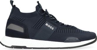 HUGO BOSS Low-Top Fabric Sneakers