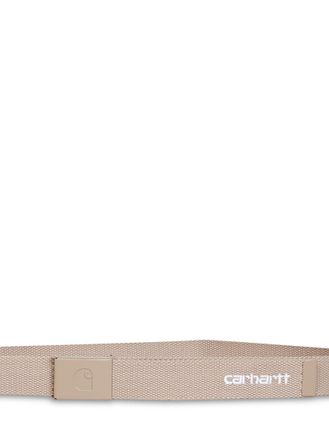 Carhartt Work in Progress C-Logo Clip Buckle Belt - Beige