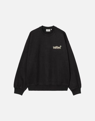 Carhartt Work in Progress Mens Carhartt WIP Wiptopia Sweatshirt Black - Size: 42