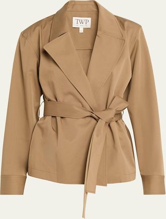 TWP Wrap Me Up Short Belted Coat
