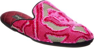 Dolce & Gabbana Velvet & Canvas Mules