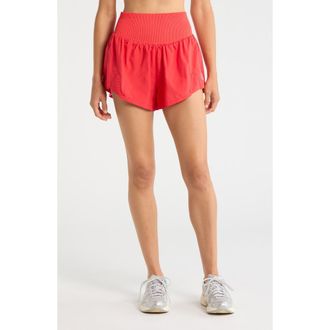 Free People FP Movement Carpe Diem Water Resistant Shorts in Grapefruit at Nordstrom, Size X-Large