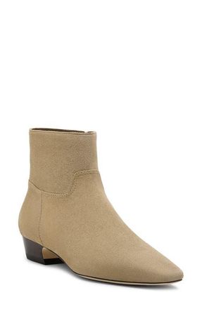 Stuart Weitzman Stassi Zip Bootie in Golden Olive/Marron Vino at Nordstrom, Size 6.5