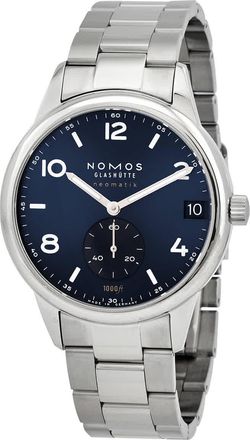 NOMOS Glash&uuml;tte Club Sport Neomatik Automatic Blue Dial Mens Watch 782