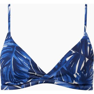 Onia Malin Bikini Top in Deep Ultrmarine at Nordstrom, Size X-Small