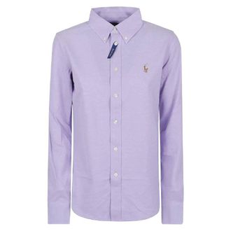 Polo Ralph Lauren Button-Front Cotton Pique Shirt, Size X-Small