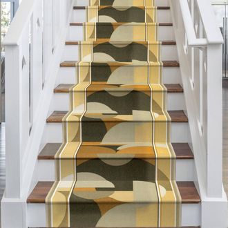 Runrug Stair Runner Carpet - Durable, Non-Slip, 5.4mm - Malis in Light Brown | Size: 100 cm x 600 cm