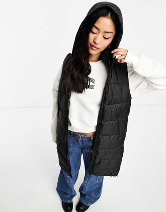 Regatta Gilet nero con tasche e chiusura con zip