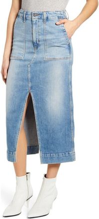 AG - Adriano Goldschmied The Lana Denim Midi Skirt in 23 Years Reclai at Nordstrom Rack, Size 25