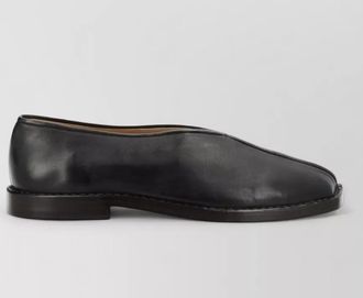 Christophe Lemaire lamb leather loafers