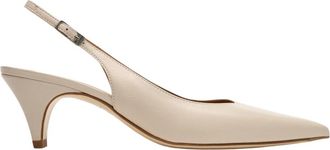 Parall&egrave;le Roki Slingback - Dames - Pumps - Beige - 40 EU - Leer - Schoenen