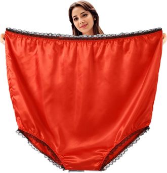 Generic Funny Joke Underwear For Women Big Knickers Oversized Novelty Underwear Knickers Animal Print Sexy Bikini Briefs Big Panties Briefs w/Lace Trim Funny 