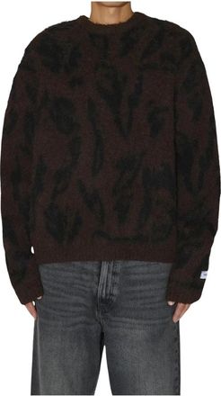 Dr. Denim Dig F Cardigan - Heren - Ronde hals truien - Bruin - M - Wol - Truien & Vesten