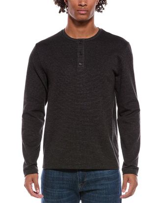 Vince Double Face Pique Henley