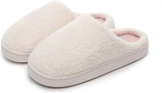 Generic Fluffy Women Memory Foam Shoes Fluffy Fuzzy Soft Winter House Slippers Anti-Slip Mens Womens Slippers Indoor Outdoor