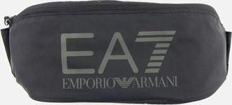Emporio Armani Mens EA7 Logo Belt Bag Black/Stone Grey - Size: OS