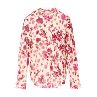 Isabel Marant Patch-pocket Blouse - female - Isabel Marant - Blouses - Pink - S - Blouses & Shirts