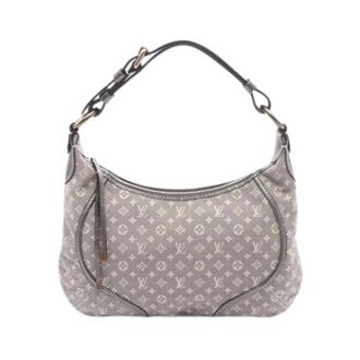 Louis Vuitton Pre-owned Shoulder Bags, female, Gray, Size: ONE SIZE Pre-owned Vintage Monogram Mini Lin Shoulder Bag