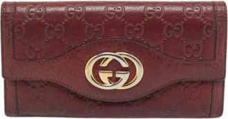 Gucci Pre-owned Wallets, female, Red, Size: ONE SIZE Pre-owned Wallet