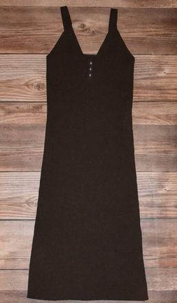 Tasha Polizzi Womens Knit Dress In Chocolate