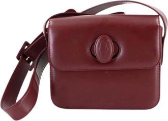 Cartier Pre-owned Cross Body Bags, female, Red, Size: ONE SIZE Pre-owned Vintage Shoulder Bag