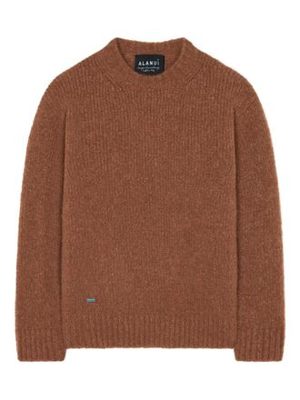 Alanui cashmere-silk blend sweater - Brown