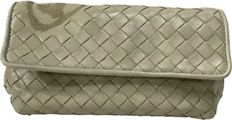 Bottega Veneta Butterfly Intrecciato Flap Clutch Bag (Authentic Pre-Loved)