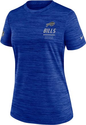 Nike Buffalo Bills Sideline Velocity Nike Womens Dri-FIT NFL T-Shirt in Blue | 03EY4DA81-7VD