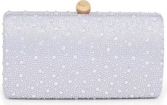 Badgley Mischka Heather Satin Clutch