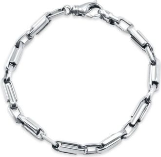 Pompeii3 Mens 14k Gold (23gram) or Platinum (37gram) 5mm Link Bracelet 8.5