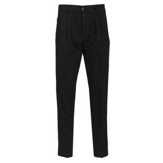 Original Vintage Linen and Cotton Pleated Trousers - male - Original Vintage - Chinos - Blue - 2XL - Trousers