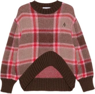 The Attico Round-neck Truien - Dames - Ronde hals truien - Roze - M - Truien & Vesten