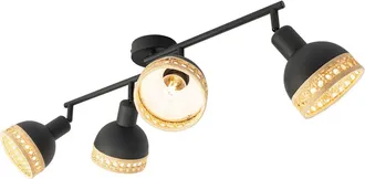 Lindby Foco lonnaris En Negro De Metal - Lindby